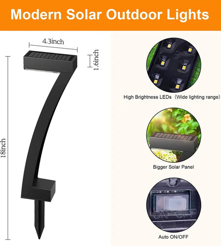 Low Voltage Solar Powered Integrated LED Pathway Light
