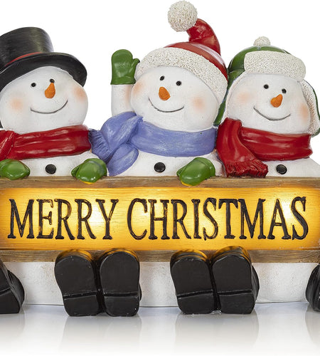 Christmas Gnome Decor Figurines Resin, Gnome Lighted Decorations Indoor Decor Christmas Gnomes LED Holiday Light up Indoor Festive Fiber Optic for Christmas Table Decorations