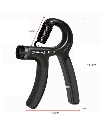 Hand Grip Adjustable Trainer Gripper Strengthener Gym Strength Exerciser Adjustable Heavy Gripper Fitness Hand Exerciser Grip Wrist Training Increase Strength Spring Finger Pinch Carpal Expander